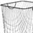 Metal Deep Set Metal Mesh Laundry Basket Storage Cart with Wheels and Handles-62972724-62972725