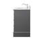 Meuble-lavabo simple en bois massif et manufacturé avec plateau en marbre Fiona-1459319667