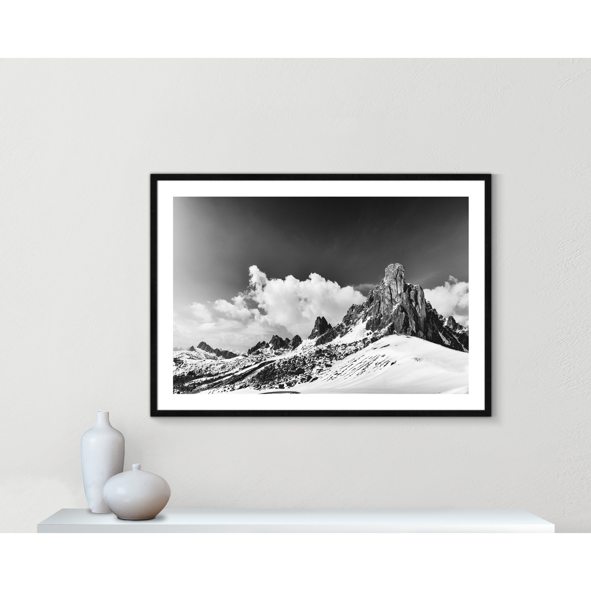 Dragon's Tail by Lars Van De Goor, 29.5" H x 41.5" W x 0.75" D, Black Framed