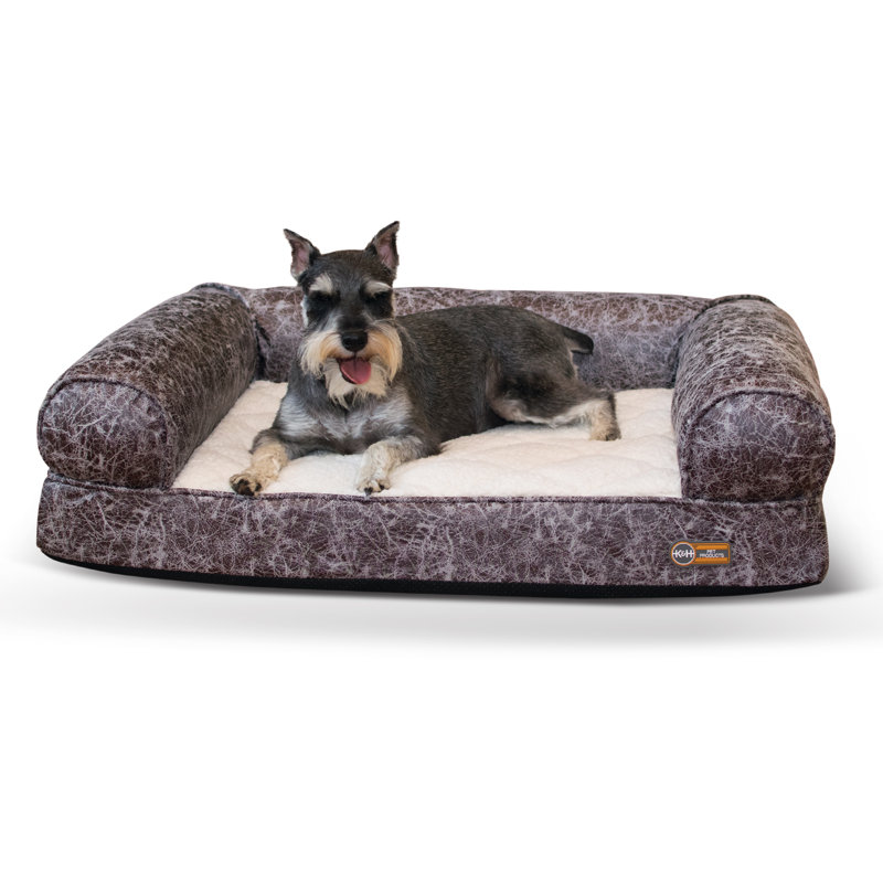 Traversin de bombardier, Gris / Crème, Moyen (l 24 po x P 33 po x H 8,5 po)