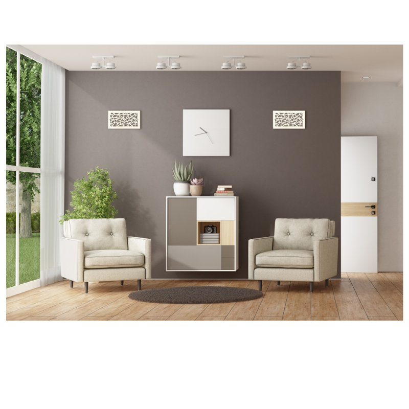 Registres muraux et de plafond Stellar Air 2 x 8 (ouverture de conduit) 4 x 10 taille totale - triangles