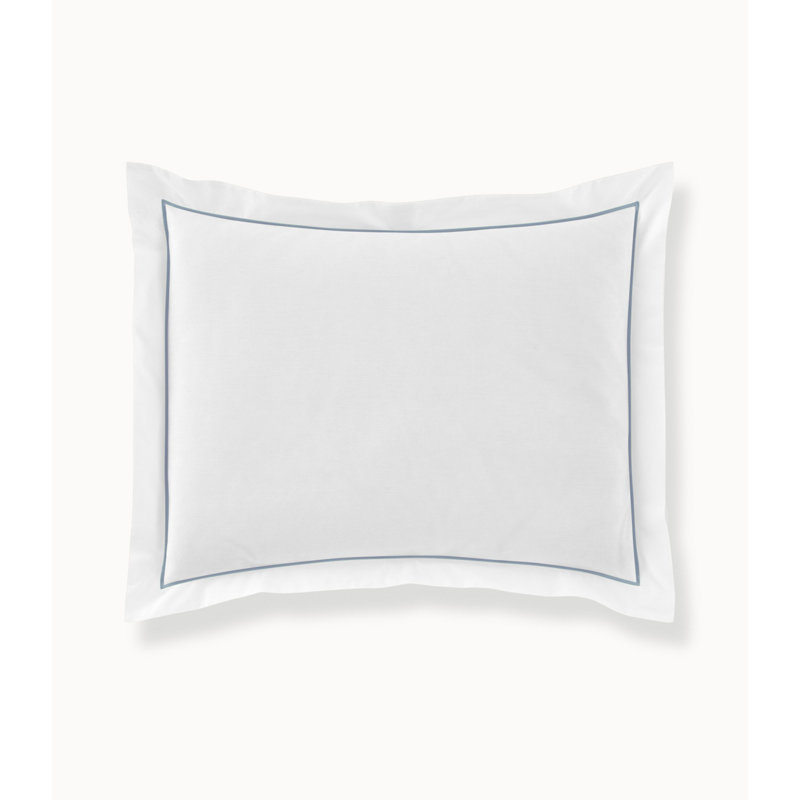 Taie d'oreiller 100% coton Soprano II, Simple, Wedgewood