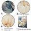 Minimalisme des mamans, peinture en bleu et or II sur toile-97063796-97063795