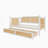 Traditional Style Rattan Daybed With 2 Drawers For Limited Space-1306029863-1306029862