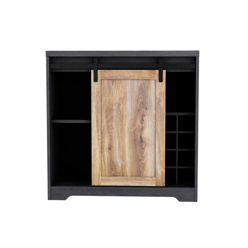 Armoire bar 31 pouces à porte de grange pour salon