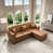 Brown+3seat+1ottoman