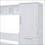 Grand lit escamotable mural avec placard et tiroirs