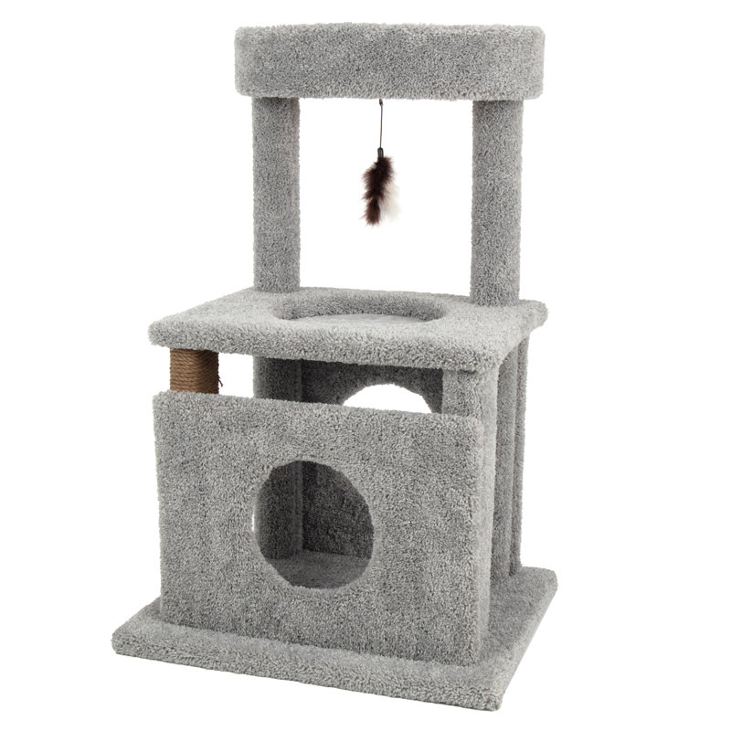Arbre à chat 37 po H, Gris
