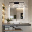 Éclairage pour salle de bain 4 lumières à intensité variable noir / laiton / bronze Hermione
