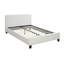 Lit de grand lit classique classique en similicuir 1pc