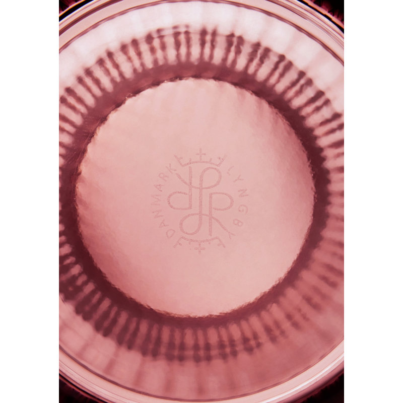 Jar, 8.1" H x 4.3" W x 4.3" D, Burgundy
