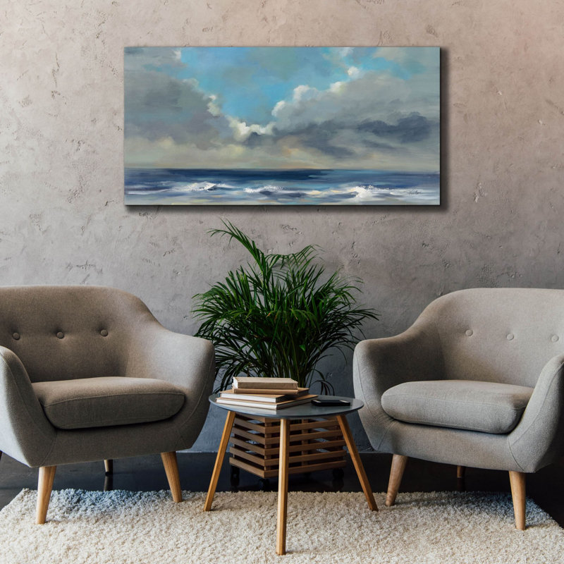 «Sky Through The Clouds» par Silvia Vassileva, art mural sur toile, H 30 po x l 60 po