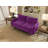 Anacapa 58" Velvet Round Arm Sofa Loveseat-928580833