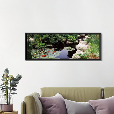 " Water Lilies In A PondSunken Garden, Olbrich Botanical Gardens, Madison, Wisconsin, USA " by Panoramic Images