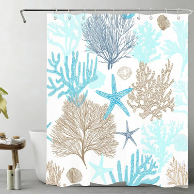 Rideau de douche 72 po x 72 po Coastal