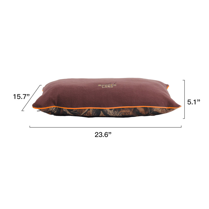 Matelas pour chien avec housse amovible, H 5,1 po x l 23,6 po x P 15,7 po