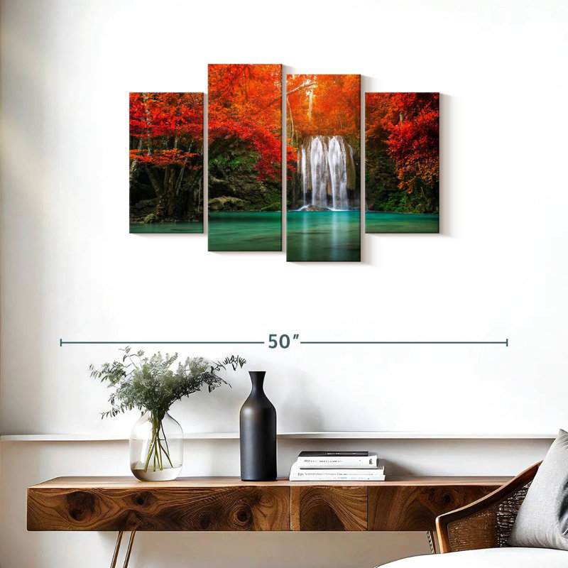 Alvord Erawan Falls en automne, H 22 po x l 36 po