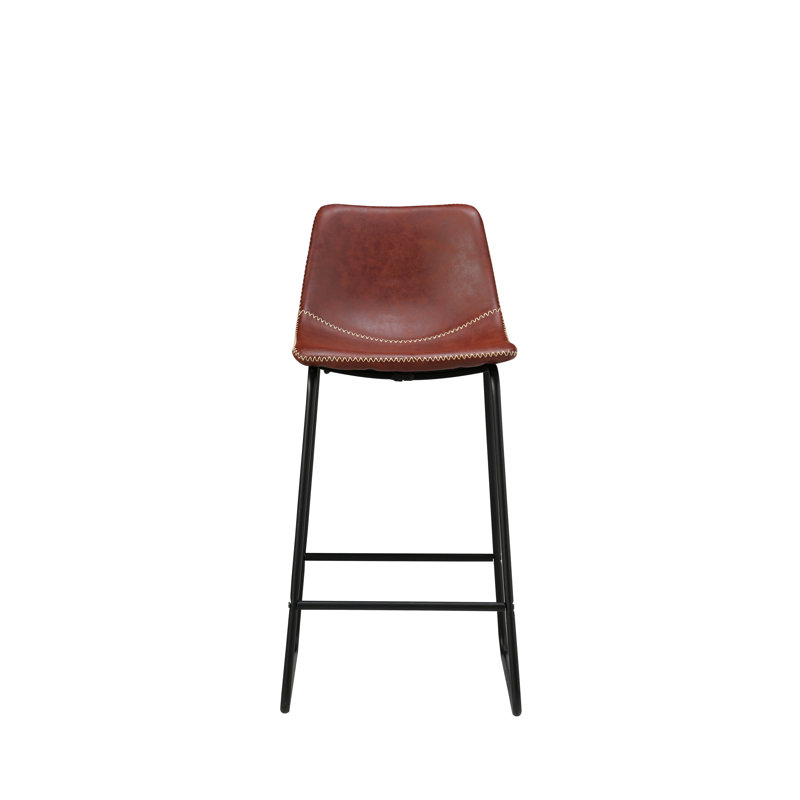 Tabouret de comptoir 26 po Chavis, Brun