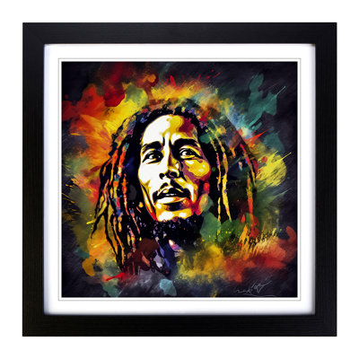 Bob Marley Digital Art - Framed Print