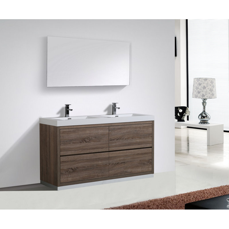 Ensemble de meuble-lavabo double 59 po Roger