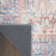 Machine Washable Oriental Blue/Red Area Rug