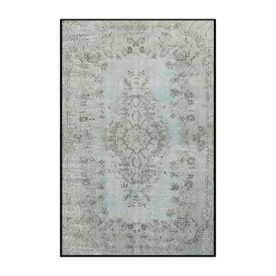 Tapis oriental brun / rouge