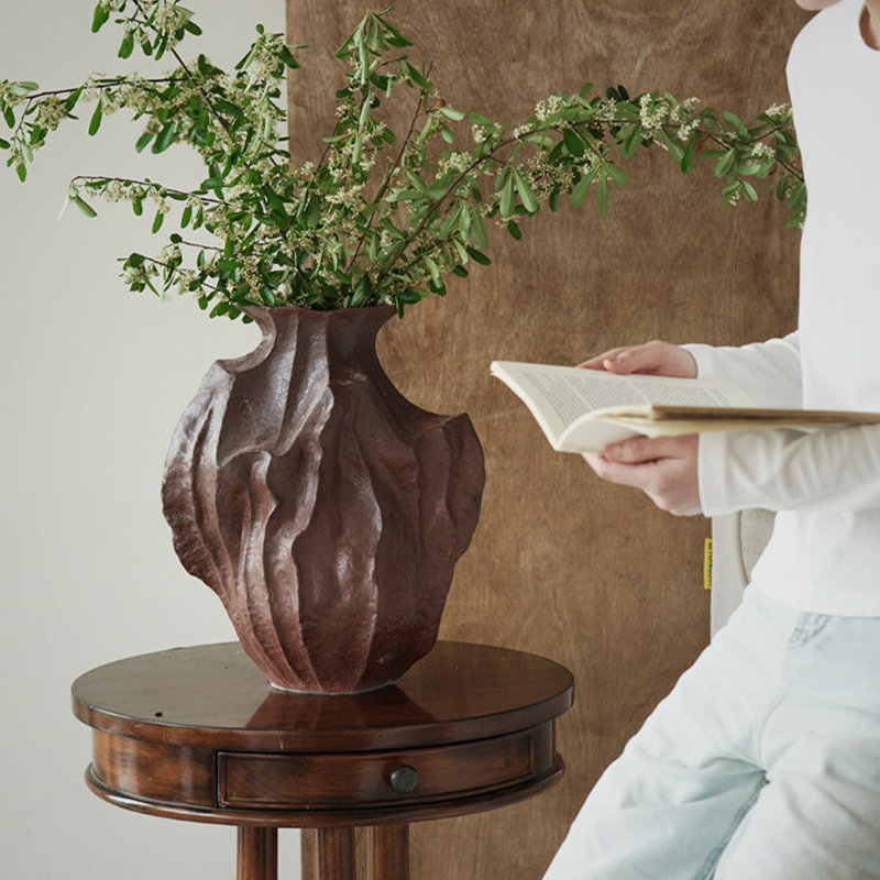Vase de table en céramique Brown
