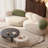 Green beige cobblestone sofa combination