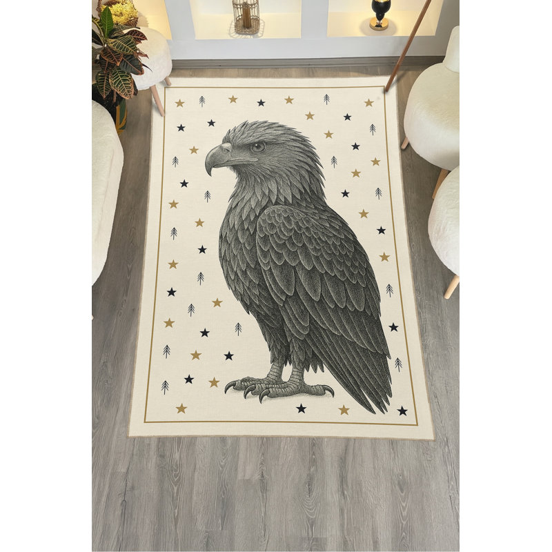 Tapis gris tissé Mosso, 2'6" x 4'11"