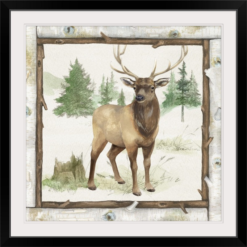 Sanaa «Family Cabin I», Beth Grove, impression, H 20 po x l 20 po x P 1,5 po, Toile
