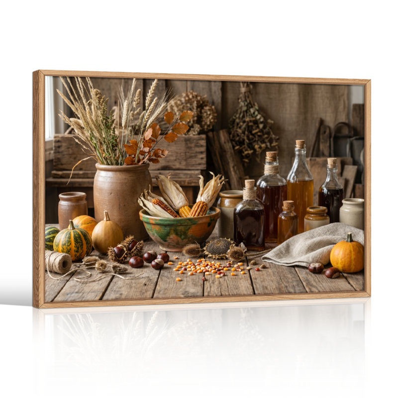 «Autumn Harvest», reproduction d'art sur toile, ensemble de 1, Naturel, H 32 po x l 48 po