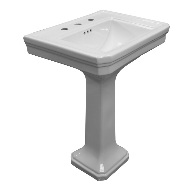 Caisson rectangulaire avec trop-plein Drew, Centres de 8 po, H 35,25 po x l 21,125 po x L 30,25 po