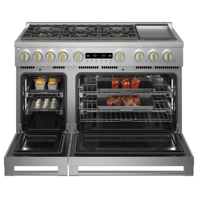 Monogram 48" Professional Range With 6 Burners And Griddle, Natural Gas, 8.9 cu ft