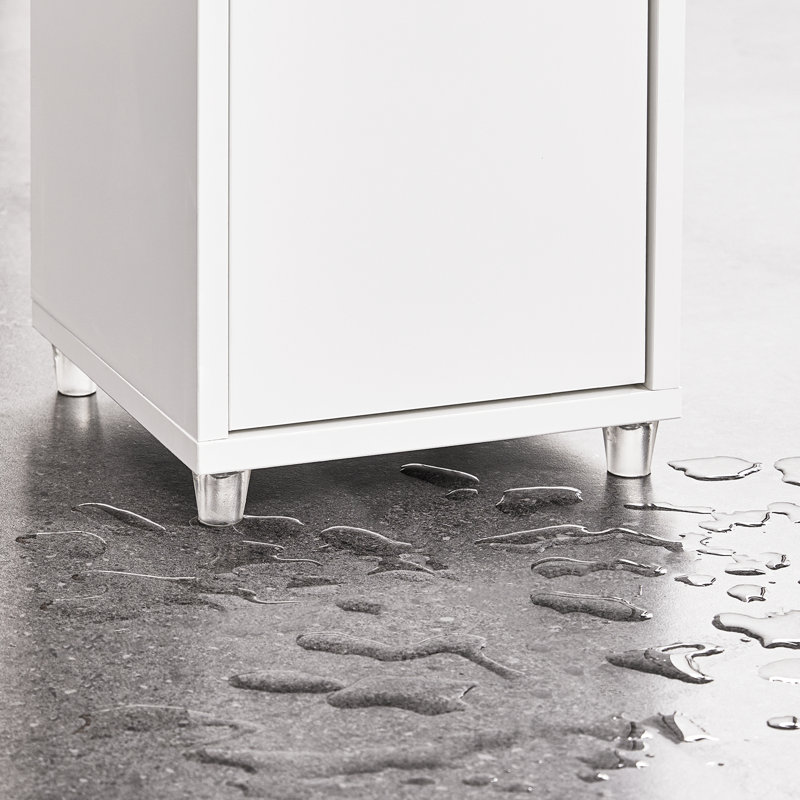 Shikeem Freestanding Linen Cabinet