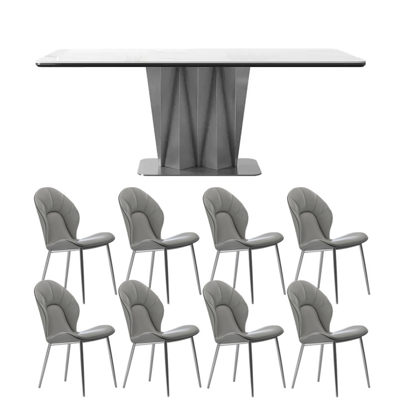 Modern light luxury home dining table sets