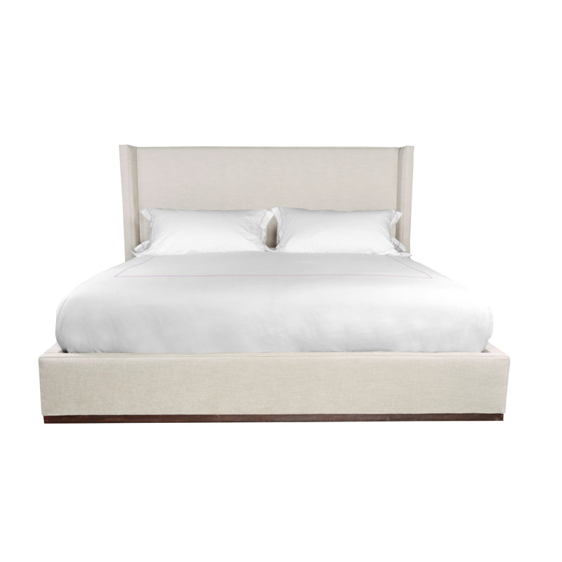 Simona Upholstered Wingback Bed, King