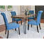 Ensemble de salle à manger 5 pièces Ashford, table à manger en épingle à cheveux avec 4 chaises, 4 options de couleurs