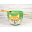 Ensemble de bol à soupe japonais avec chien Shiba Inu, Donburi Ramen