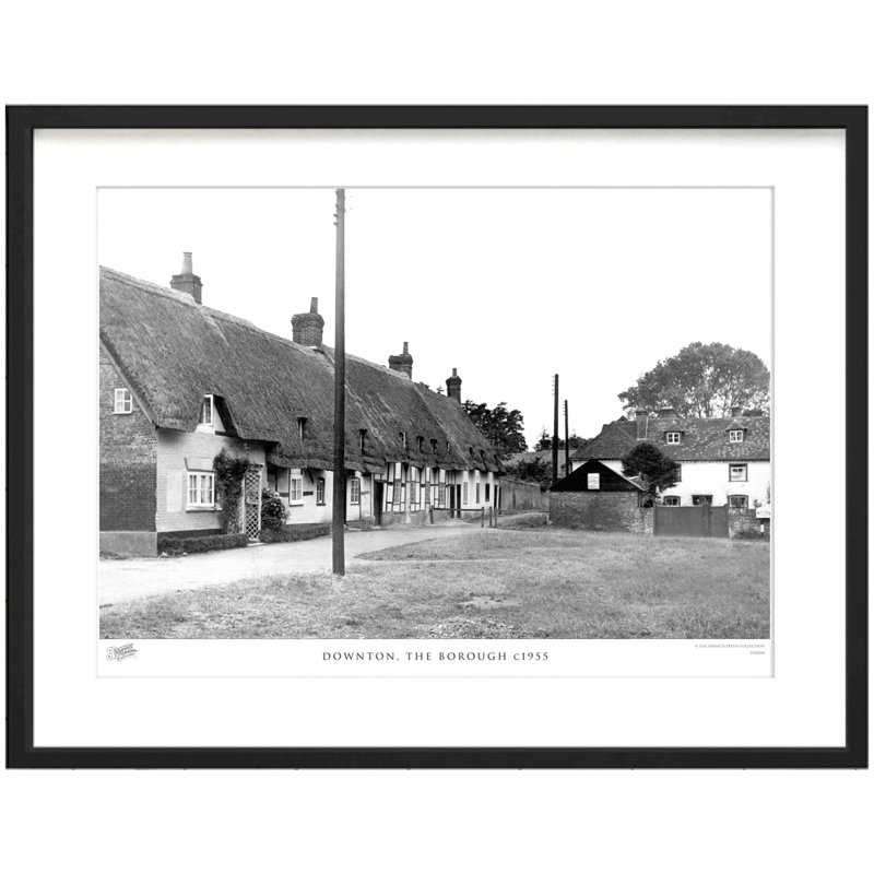 Downton, The Borough C1955 - Single Picture Frame Print, 28cm H x 36cm W x 2.3cm D