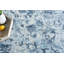 Rectangle Dorchester Oriental Hand Loomed Wool/Bamboo Slat/Seagrass Area Rug in Navy/Blue-460631852