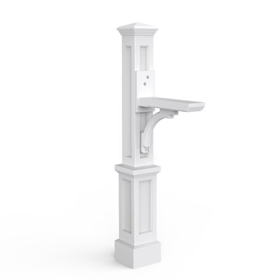 Poteau de boîte aux lettres avec bras standard Mayne Newport Plus