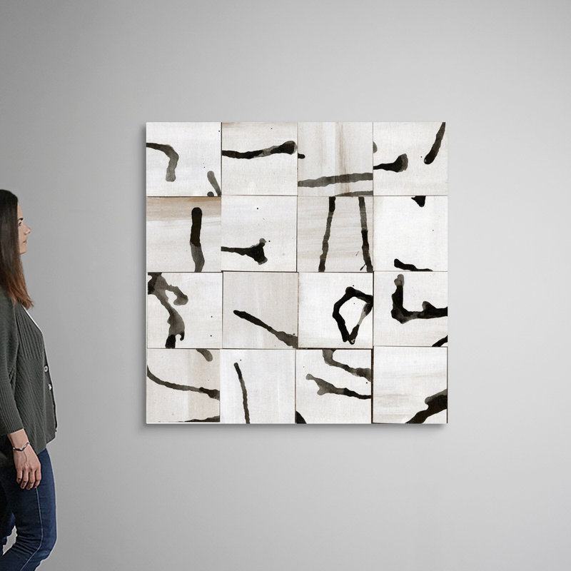 «Neutral Subtex III» par Renee W. Stramel, reproduction d'art sur toile, H 48 po x l 48 po x P 1,25 po, Toile tendue