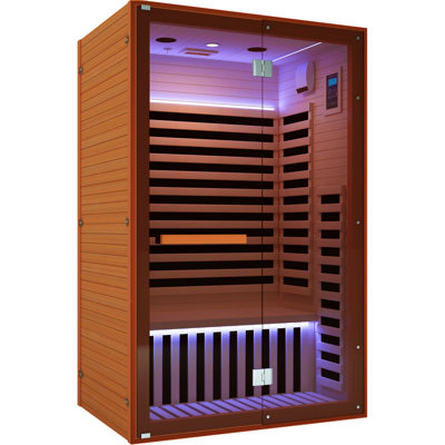 Sauna à deux portes Hemlock Deluxe