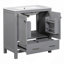 Meuble-lavabo de 30 po avec lavabo simple, meuble-lavabo encastré, armoire de rangement avec 2 portes et un tiroir, fermeture en douceur, rangement multifonctionnel, structure en bois massif-115688397