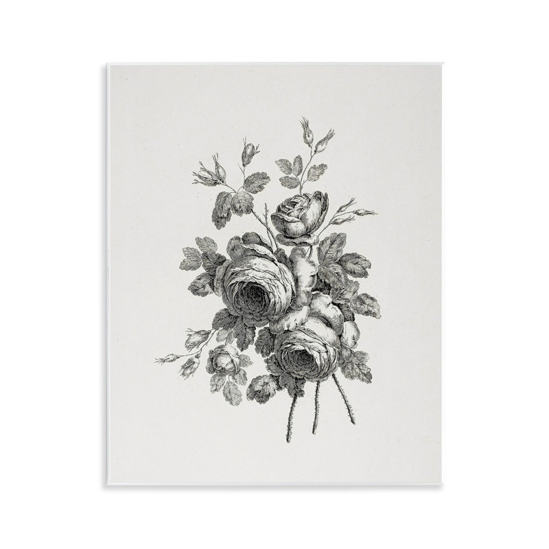 "Vintage Roses Bundle", art par plaque et lettres