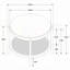 Table de bout ronde Benson