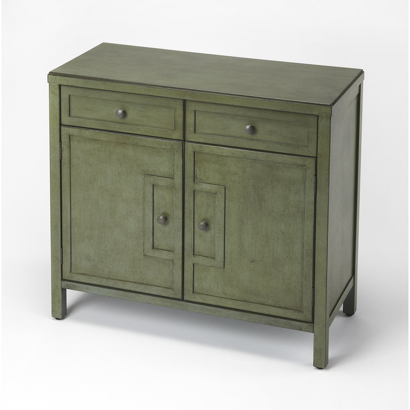 Leighty 2-Door Accent Cabinet, Green