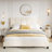 Bed Frame With Headboard Adjustable, Velvet Upholstered  Platform Bed With Headboard-247397675-247397669