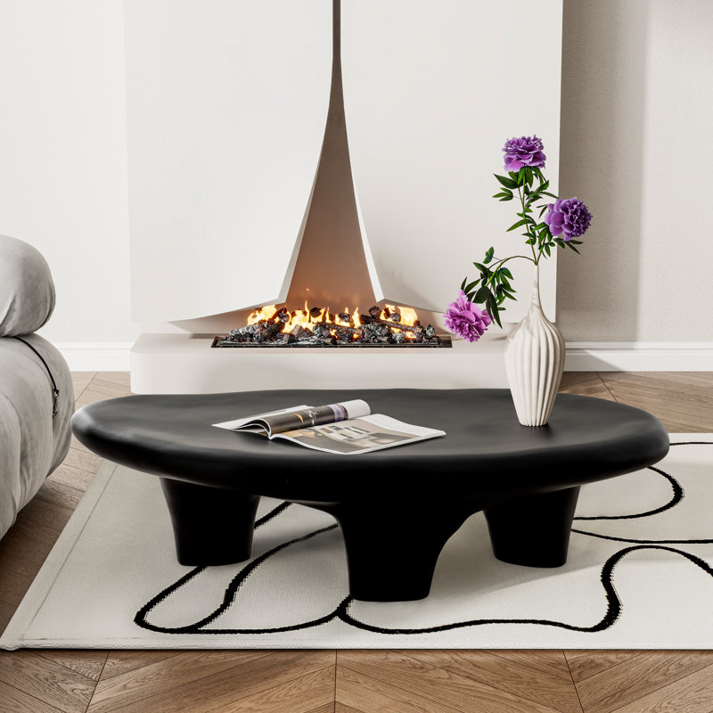 Table basse 47 "Cloud, Noir