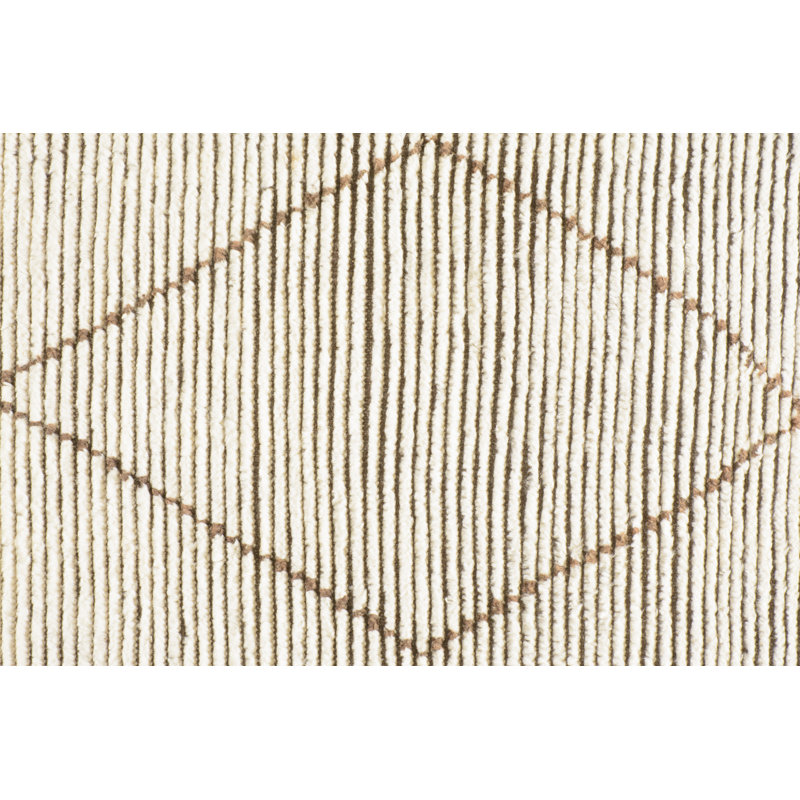 Baha - White/Brown, Rectangle 10' x 14'
